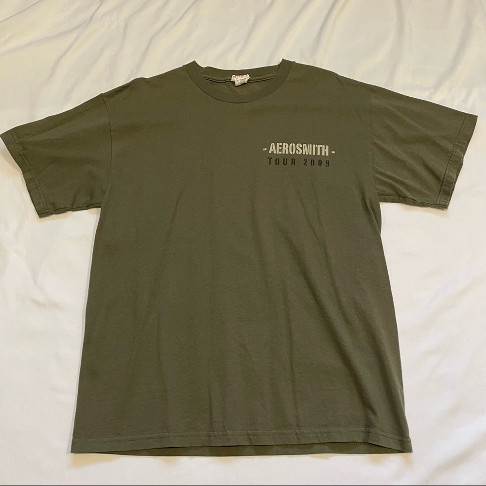 Aerosmith 2009 Tour shirt military style